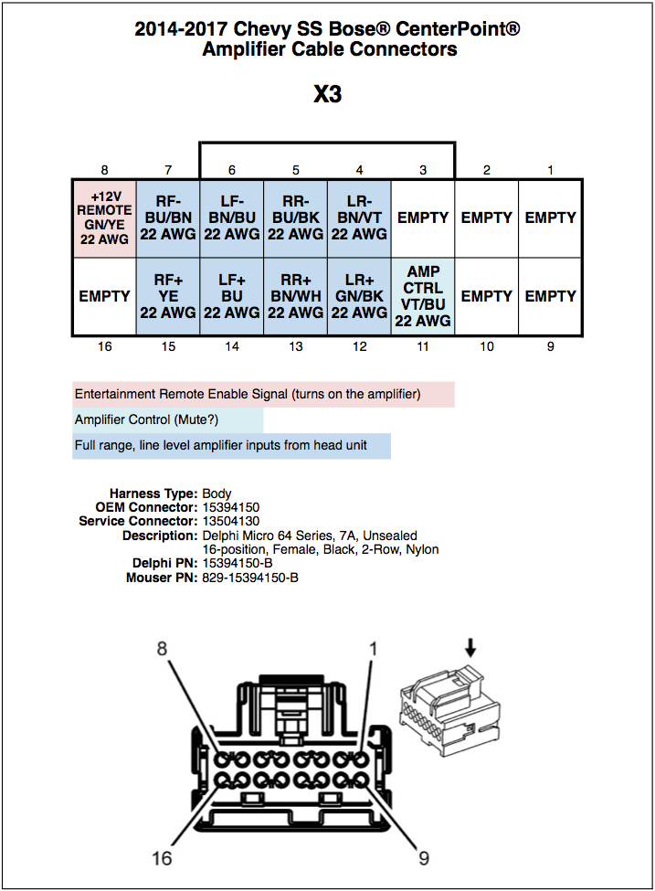 gm factory amp wiring diagram Wiring Diagram and Schematics